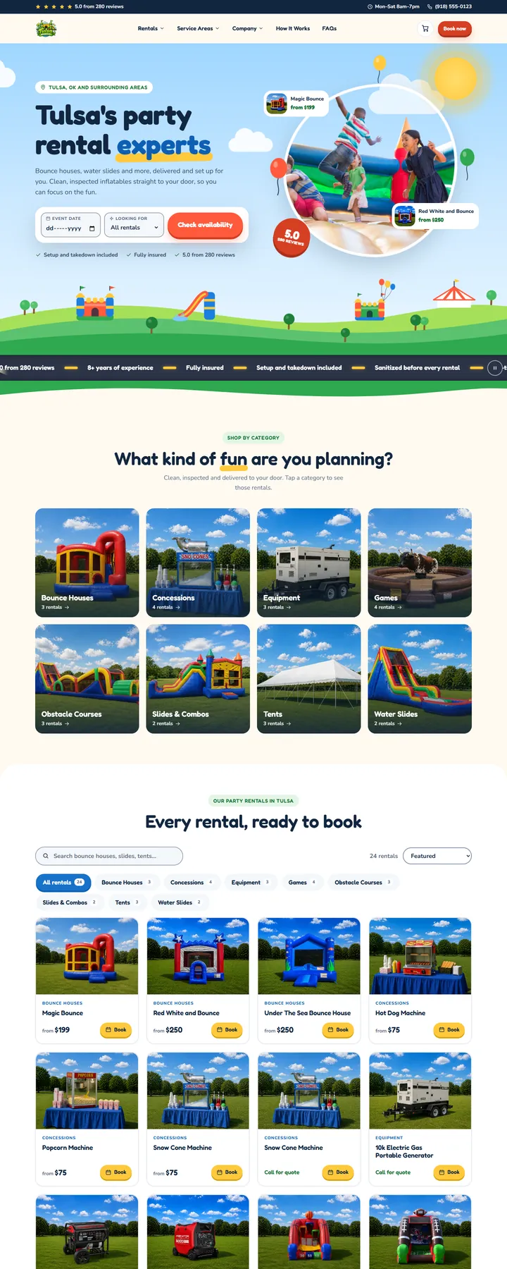 Hopscotch design, home page